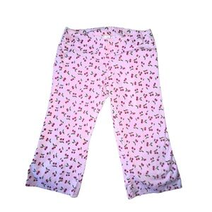 kidcore cherry capris